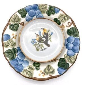 Decorative Bird Plate Trinket Dish